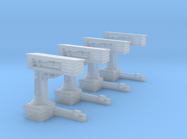 4 bascules SNCB (HO) in Smooth Fine Detail Plastic