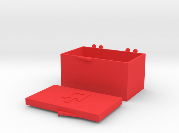 AT - HS1 Cartridge Headshell Case in Red Processed Versatile Plastic