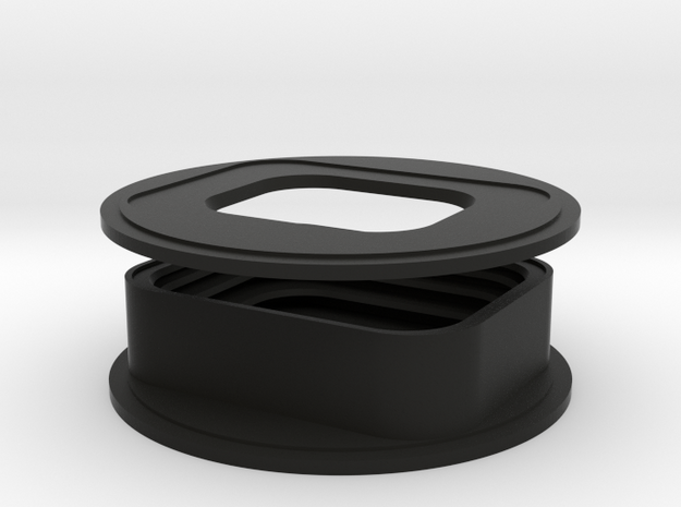 Fujifilm X100s - Hood and Minimal Hood Combo in Black Natural Versatile Plastic