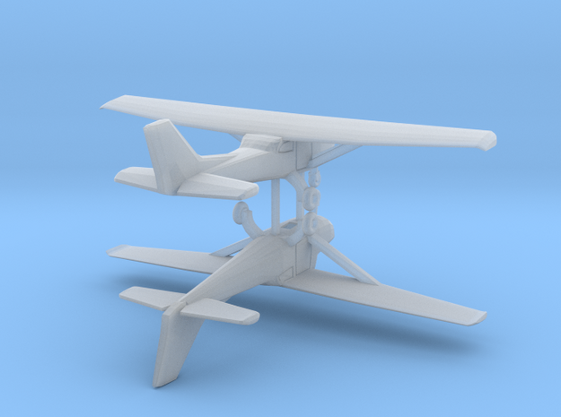 Cessna 172 - Hollow - Set of 2 - Nscale in Smooth Fine Detail Plastic