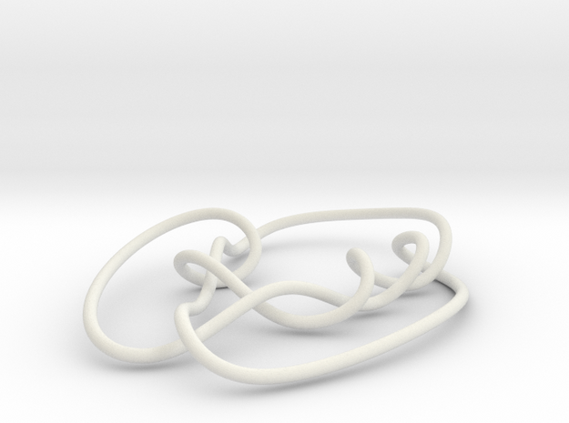 knot 8-4 100mm in White Natural Versatile Plastic