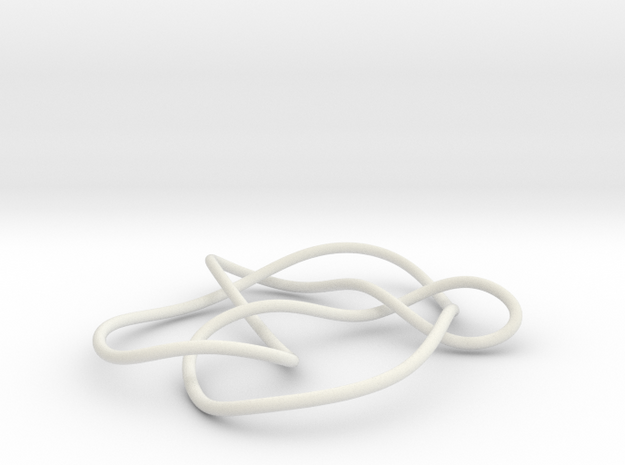 knot 7-6 100mm in White Natural Versatile Plastic