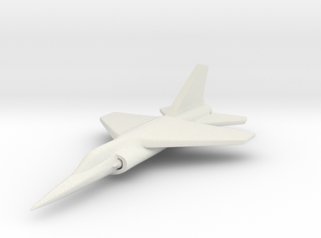 1/285 (6mm) Dassault Mirage F1  in White Natural Versatile Plastic
