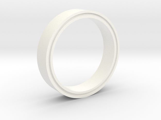 RingMold in White Processed Versatile Plastic