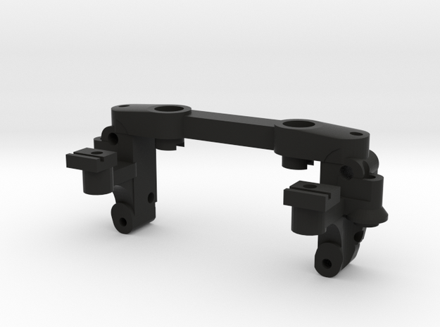 Mini-z double-A-arm mount V4 in Black Natural Versatile Plastic