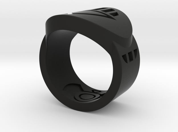 Death FF Ring Sz 6 in Black Natural Versatile Plastic