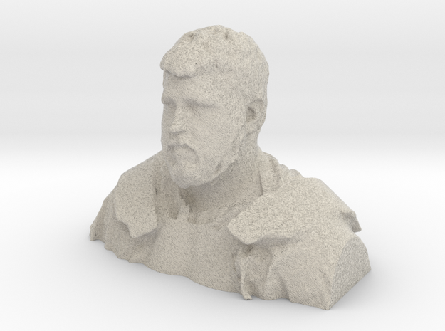Demo Bust H 1/6th Scale (Large GI Joe) in Natural Sandstone