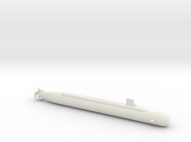 1/700 SSBN-X (Ohio Class Submarine Replacement Pro in White Natural Versatile Plastic