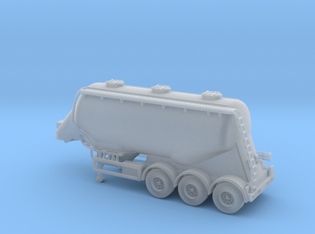 N scale 1/148 Feldbinder flour/grain trailer tank in Tan Fine Detail Plastic