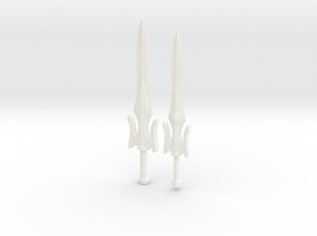 Swords of Alfredo A. Two-Pack in White Processed Versatile Plastic