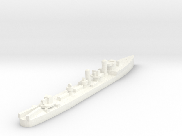 Admiralty S Destroyer (Std) 1:1800 in White Processed Versatile Plastic