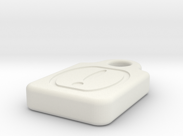 MicroSD!Mark in White Natural Versatile Plastic