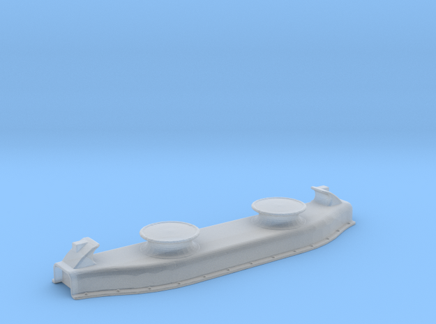Titanic Double Fairlead - Scale 1:100 in Tan Fine Detail Plastic