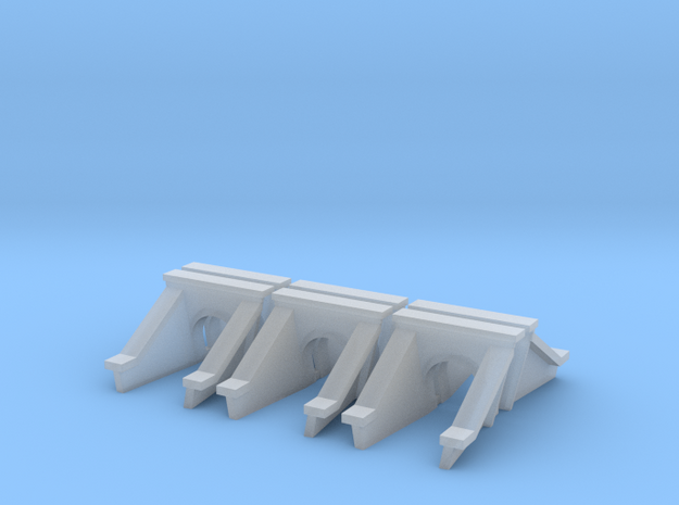 3 Foot Concrete Culvert HO Scale X 6 in Smooth Fine Detail Plastic