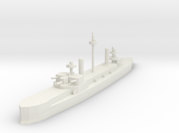 Hydra Class Ironclad 1:1200 x1 in White Natural Versatile Plastic