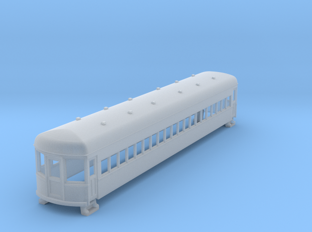 N gauge 55ft interurban coach arch roof 2 in Tan Fine Detail Plastic