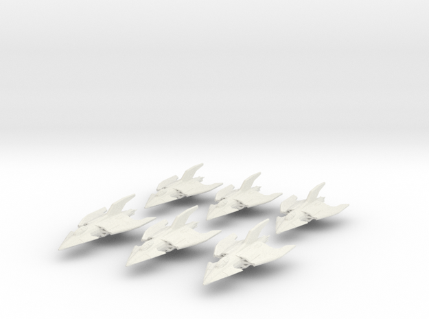 Gorgol Fighter Wing in White Natural Versatile Plastic