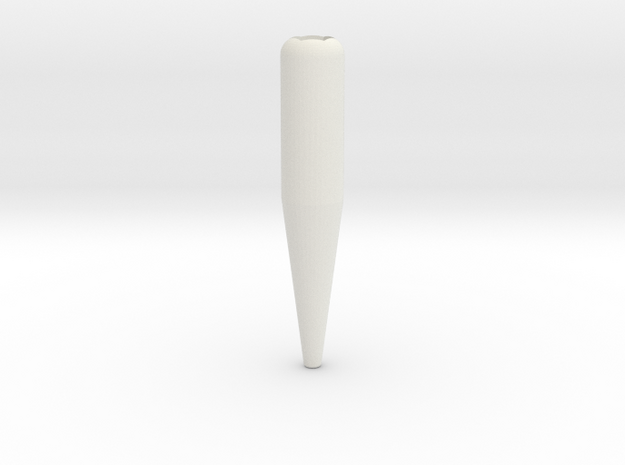 pencil antistab cap in White Natural Versatile Plastic