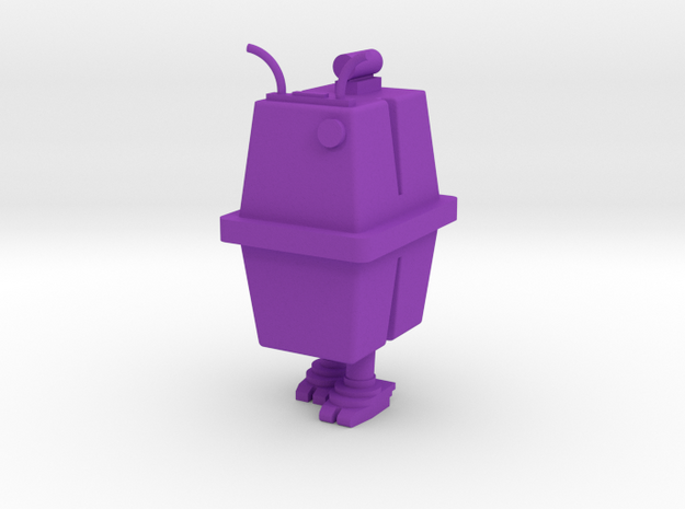 1/48 O Scale Box Robot 2 in Purple Processed Versatile Plastic