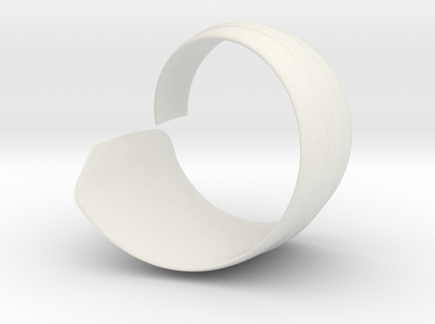 Spiral1 size9 in White Natural Versatile Plastic