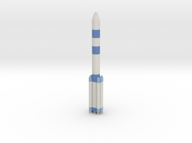 Rocket- Aquarius Rocket C- 6 Engines (1/87th) in Full Color Sandstone