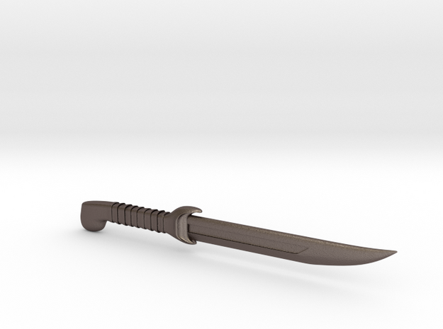 AC Altair Short Blade for figure in Polished Bronzed Silver Steel