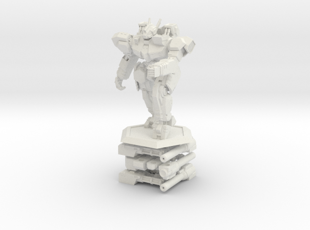 WHAM- King Sandman and Weapons (1/160th) in White Natural Versatile Plastic