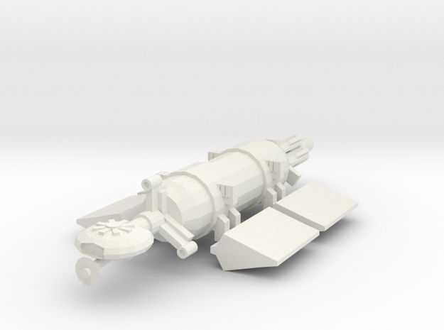 1/1000 Scale Whale Deep Space Freighter in White Natural Versatile Plastic