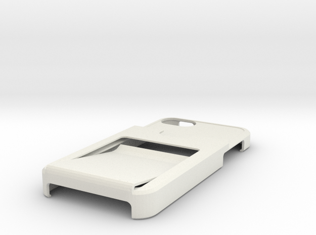 Tank iphone 5 wallet case w/ money clip in White Natural Versatile Plastic