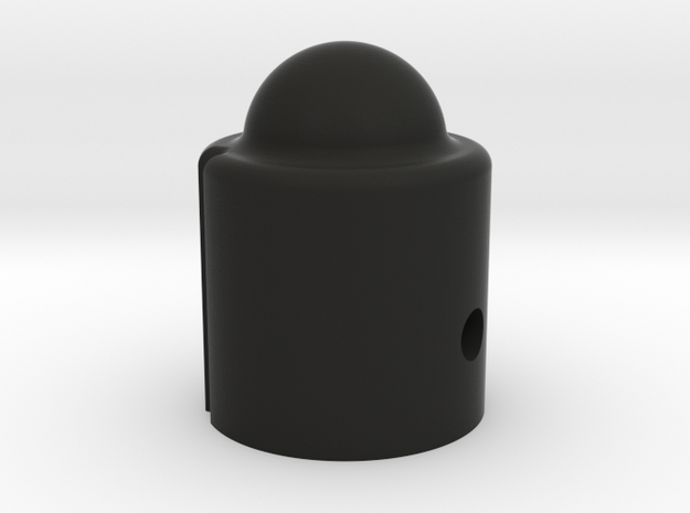 Dome Head Control Knob for electric guitars and ba in Black Natural Versatile Plastic
