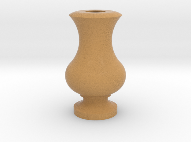 Flower Vase_13 in Full Color Sandstone