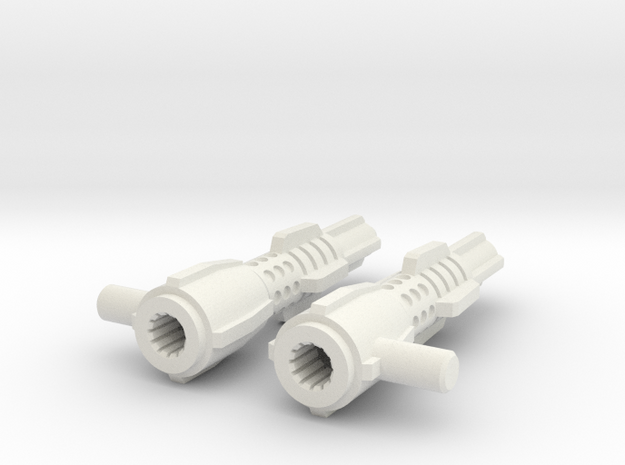 Echo Herc kit V5  Thigh missiles Only in White Natural Versatile Plastic