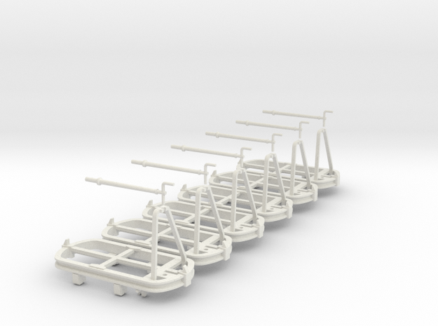 O9 Skip chassis with brake in White Natural Versatile Plastic