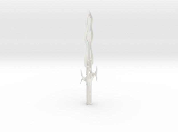 Obelisk Sword in White Natural Versatile Plastic
