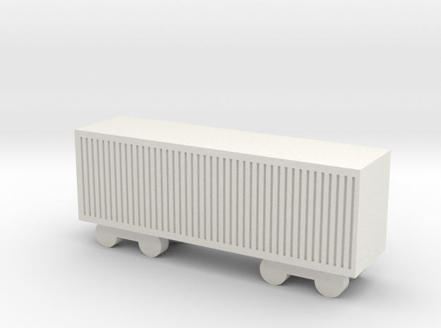 1/700 Cargo Wagon in White Natural Versatile Plastic