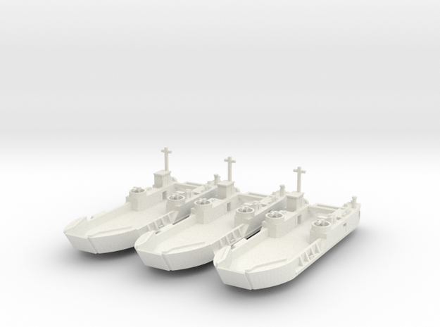1/600 LCT-6 3 off in White Natural Versatile Plastic