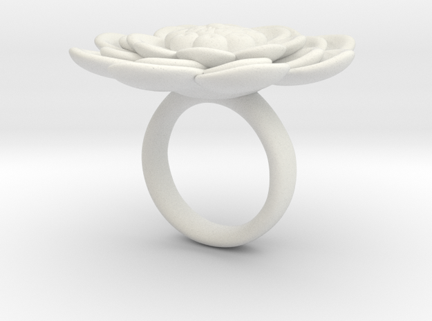 Sbosos 003 (6 cm inner ring) in White Natural Versatile Plastic