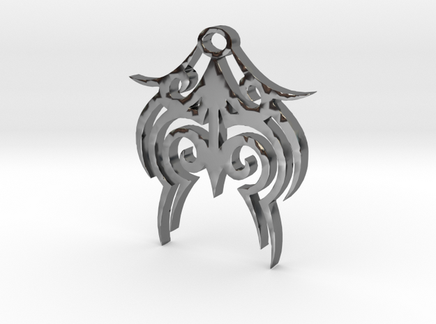 Tytrian WhiteHawk Trial Necklace 3 in Fine Detail Polished Silver
