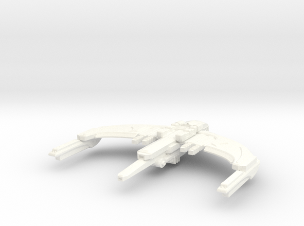 Allorax Class Romulan Cruiser in White Processed Versatile Plastic