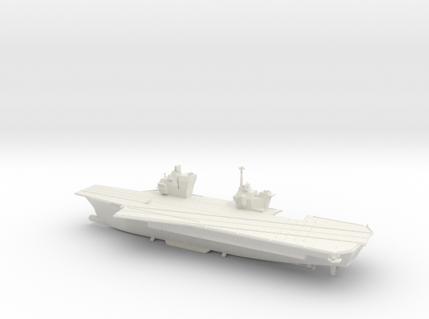 1/700 Future French Aircraft Carrier in White Natural Versatile Plastic