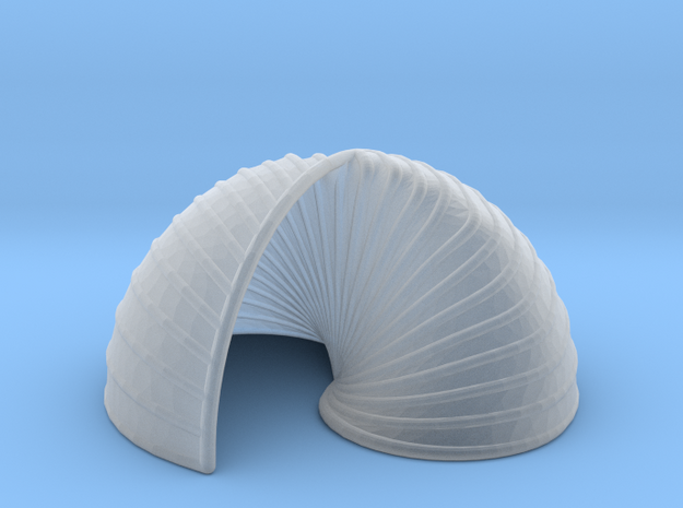 Yin Yang Shell in Tan Fine Detail Plastic