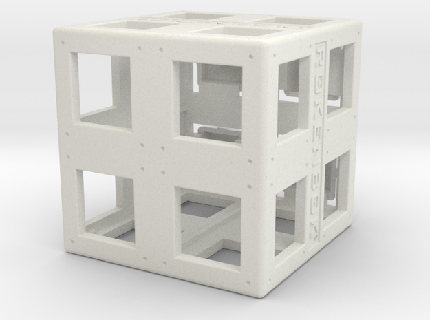 Rokenbok 2x2 ROK Block in White Natural Versatile Plastic