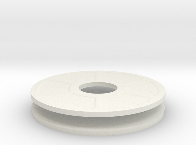 New Half Inch Mag Dial in White Natural Versatile Plastic