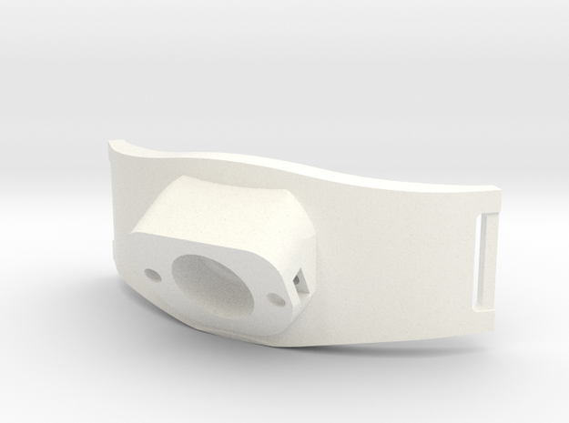 Bracelet Debitmetre V2b 2 in White Processed Versatile Plastic