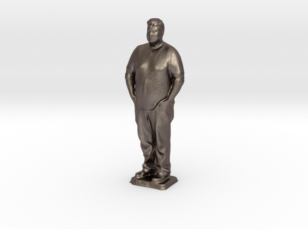Robert T - Pre Maker Faire Meetup May 2014 in Polished Bronzed Silver Steel