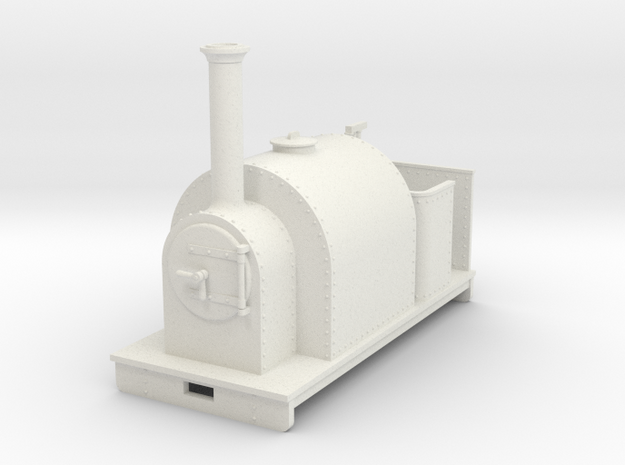 Gn15 Saddle tank open cab in White Natural Versatile Plastic