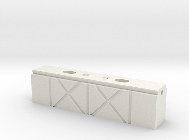 Circuit Board Magnetic Mount Rail Vise in White Natural Versatile Plastic