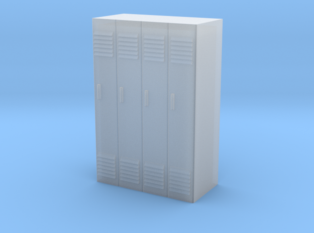 Lockers - 1/87 (HO Scale) in Tan Fine Detail Plastic
