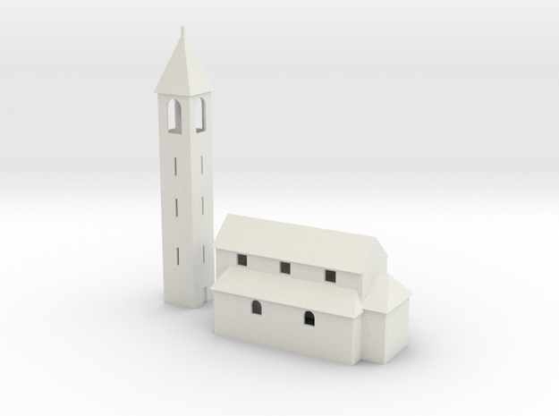 Kirche / church of San Nazzaro in White Natural Versatile Plastic