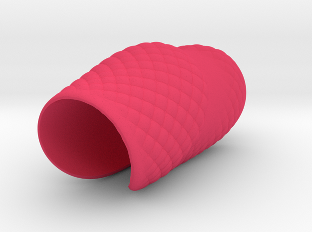 SaddleGrip 23mm Quilted in Pink Processed Versatile Plastic